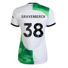 Liverpool Ryan Gravenberch #38 Bortatröja Dam 2023-24 Korta ärmar